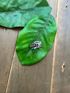 Narciso Ring: Limited Edition Blue Topaz with Smoky Quartz