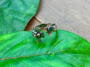 El Coro Ring (green onyx)