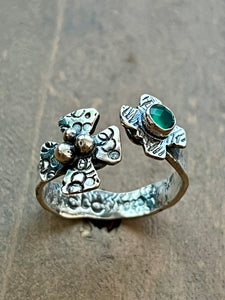 El Coro Ring (green onyx)