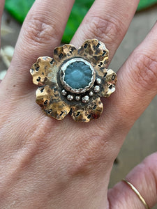 Bronze Flower Ring