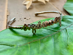 Seguimos Aquí - Sterling Silver Cuff